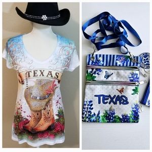 Texas Tshirt & Crossbody